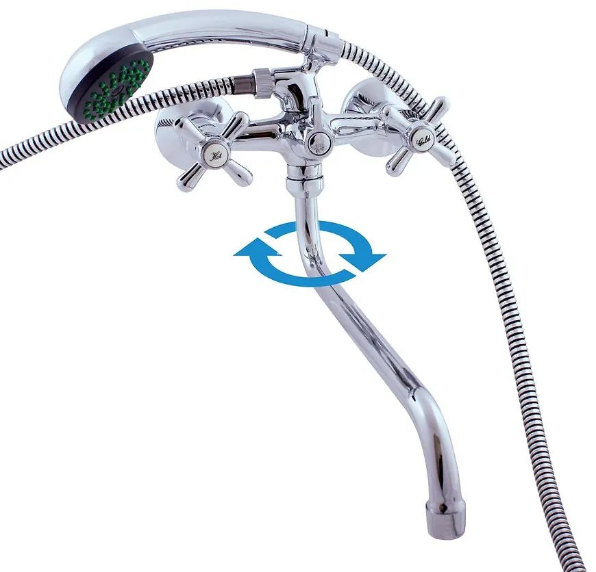 Batéria pre vaňu a umývadlo nástenná MORAVA MK153.0/1