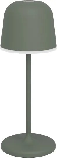 Eglo 901939 - LED stmievateľná vonkajšia nabíjacia stolová lampa MANNERA-S LED/1,8W/5V IP54 zelená