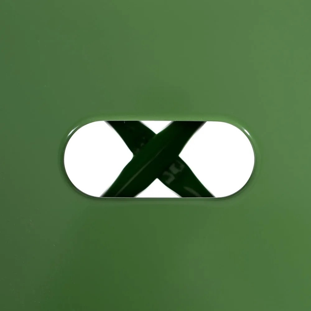 Zelené kovové barové stoličky v súprave 2 ks (výška sedadla 61 cm) – Ixia