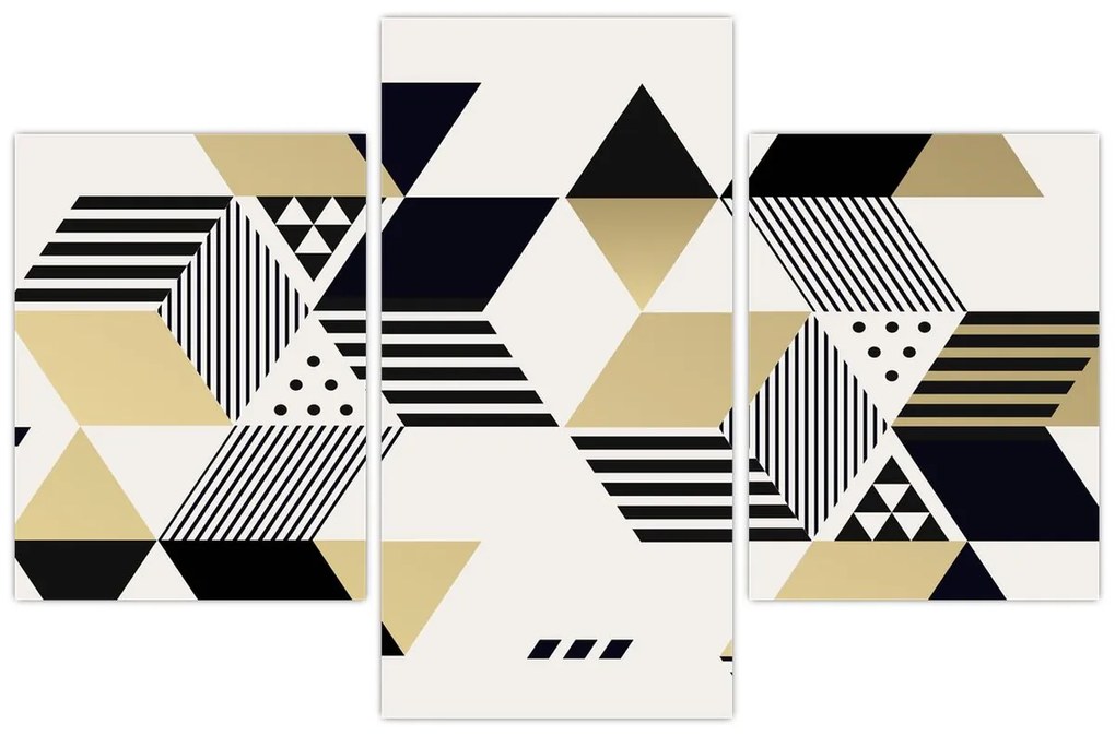 Obraz - Geometrické tvary N⁰1 (90x60 cm)