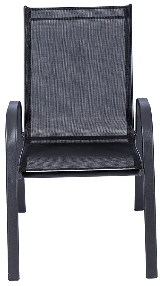 Záhradný jedálenský set Porto 150 cm + 4x kovová stolička Ramada