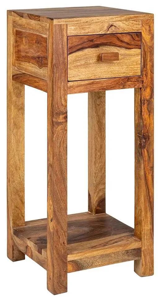 Dizajnový odkladací stolík Timber 70 cm Sheesham