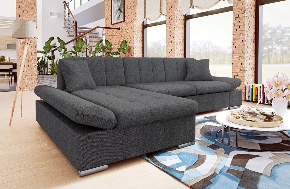 Sedacia súprava Laviva, Dostupné poťahy: Sandu 224.01, Strana: pravá