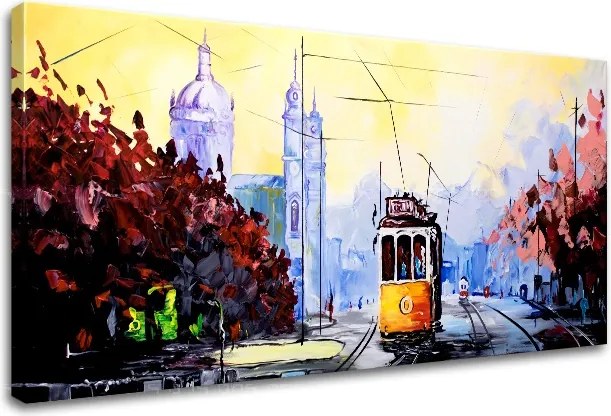 Autorská reprodukcia na plátne MESTO XOBFB018E1