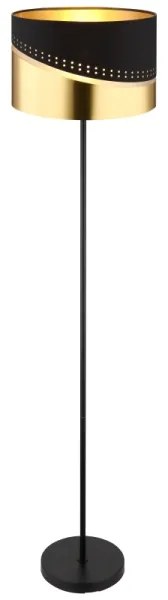 Globo 54046S - Stojacia lampa OR 1xE27/60W/230V pr. 35 cm čierna/zlatá