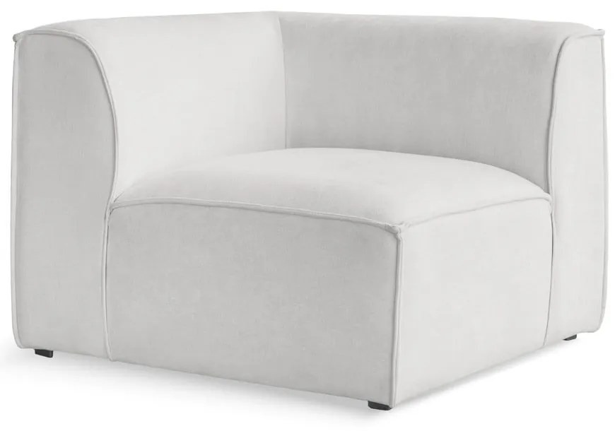 Biely modul pohovky (variabilný) Flex Felix – Miuform