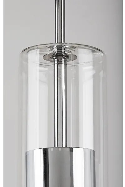 Rabalux 72046 - Luster na lanku KALEVI 1xGU10/50W/230V číra/chróm