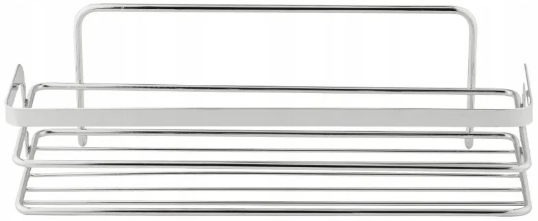 BISK Erga NIAGARA, kúpeľňová polička na prísavky, chrómová, ERG-08431