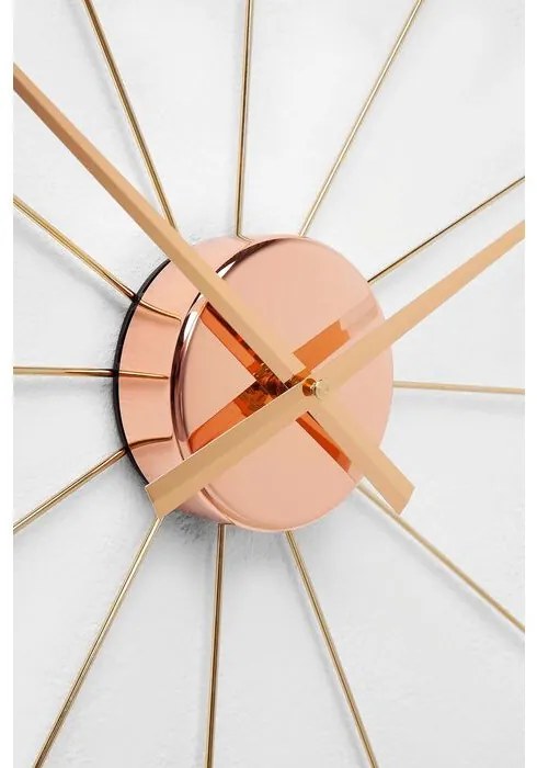 InternetovaZahrada - Kare Design Nástenné hodiny Umbrella Rose Gold