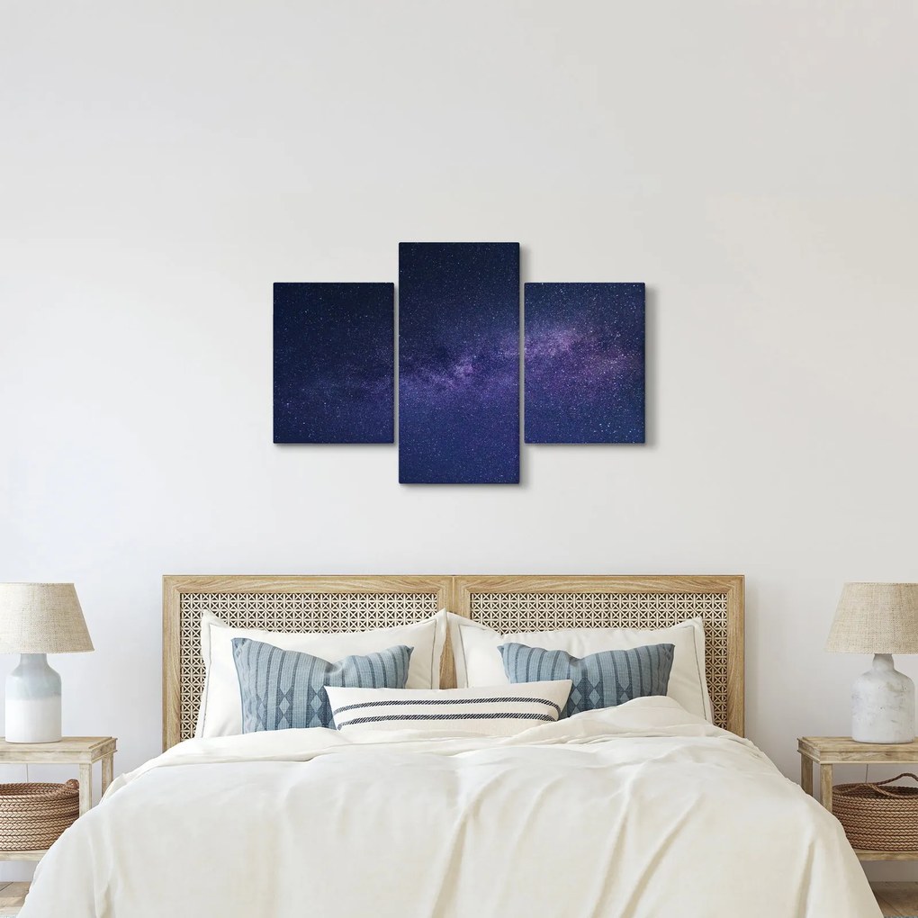 Obraz galaxie (90x60 cm)
