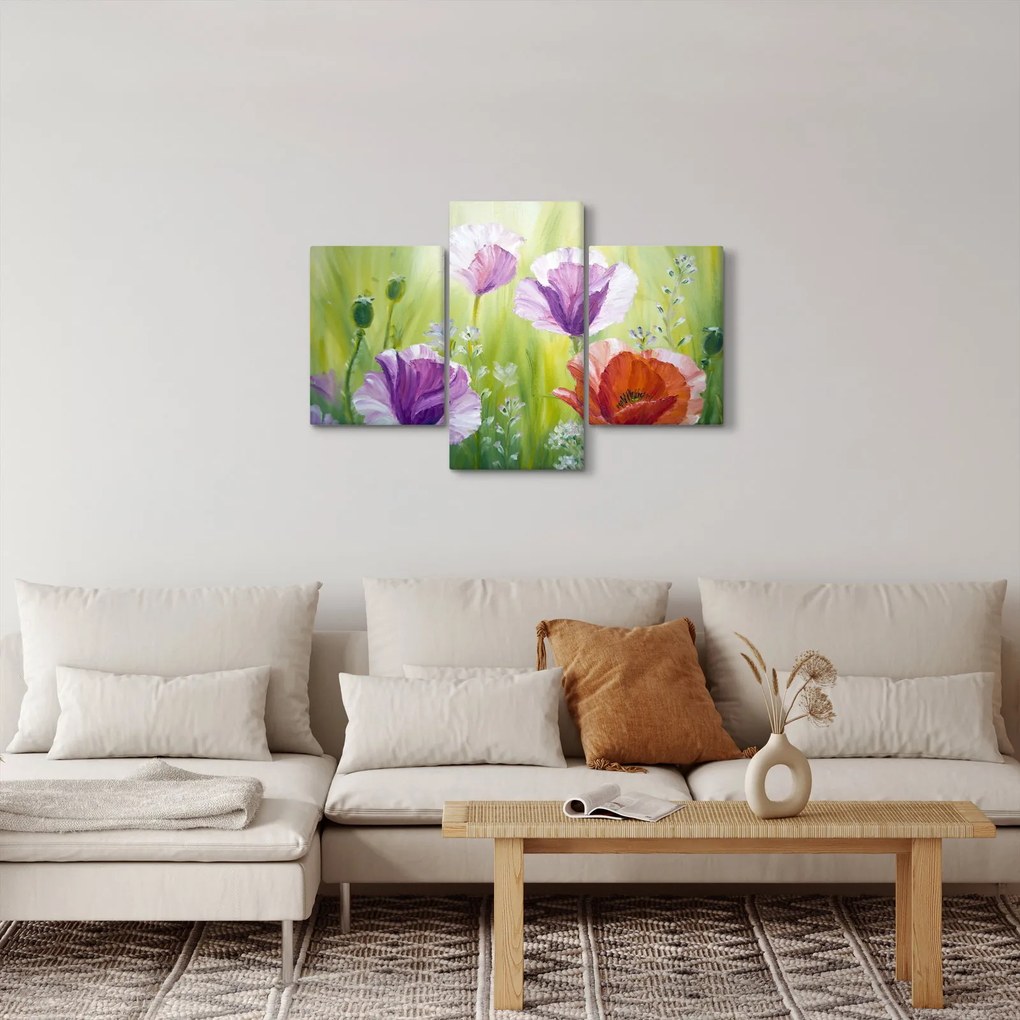 Obraz - Vlčie maky (90x60 cm)
