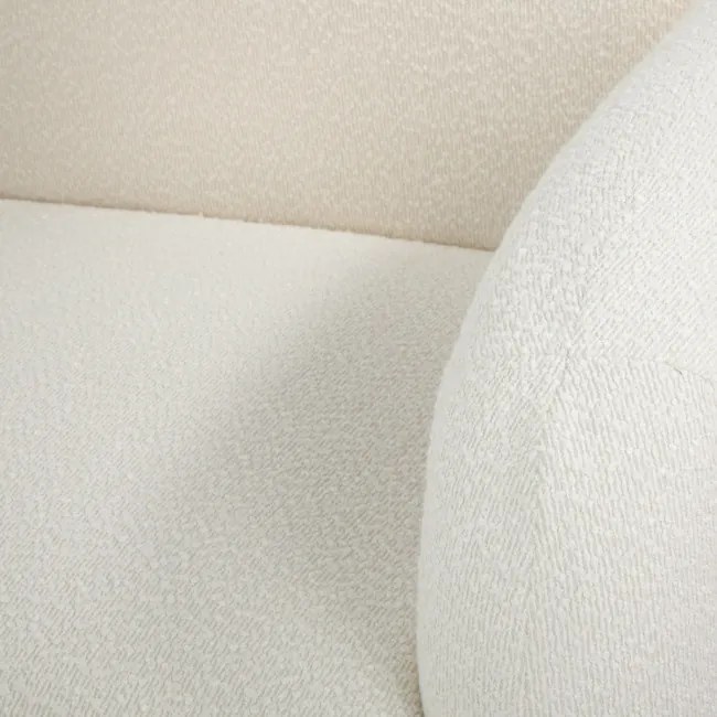 Kreslo SEDIA béžové TEDDY BOUCLÉ 741692