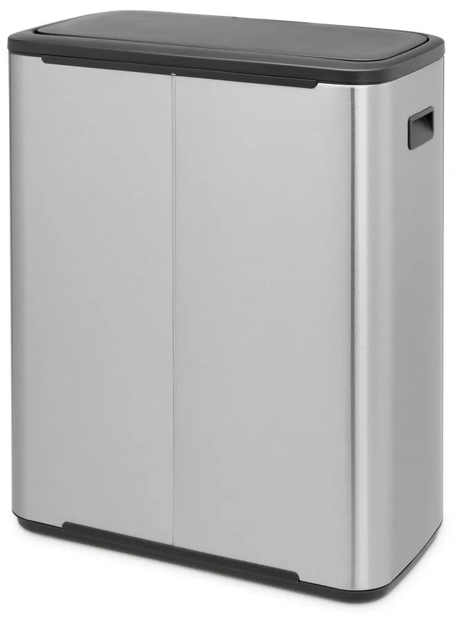 Dotykový oceľový odpadkový kôš v matne striebornej farbe 60 l Bo Touch Bin – Brabantia
