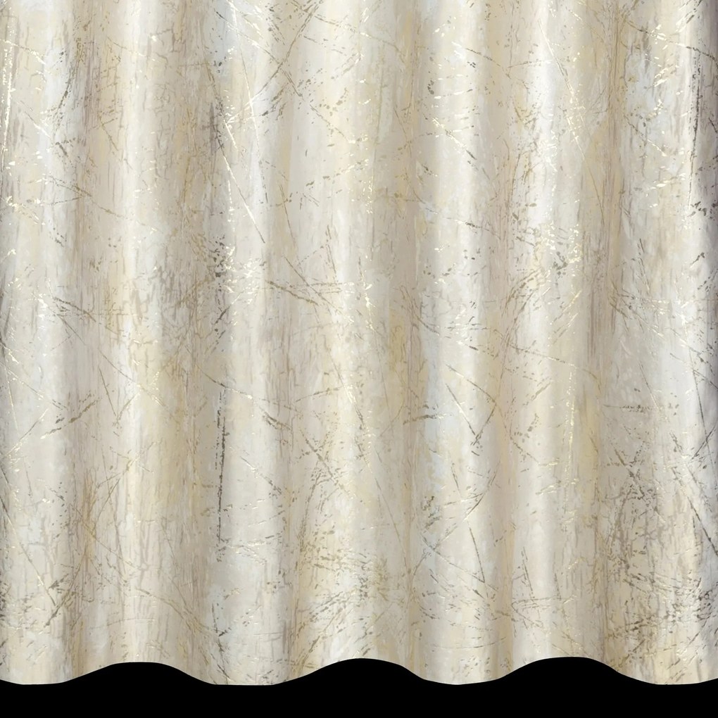 ZATEMŇOVACÍ ZÁVES NA KRÚŽKOCH MALIA 140X250 CM VZOROVANÁ