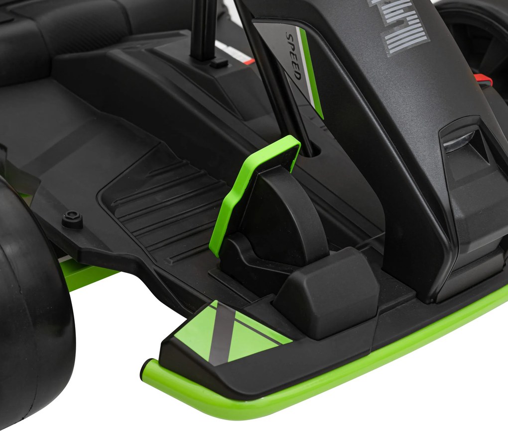 Ramiz Detská motokára na batérie Fast 3 Drift čierna + funkcia Drift + motory 2x150W + rádio LED + pásy