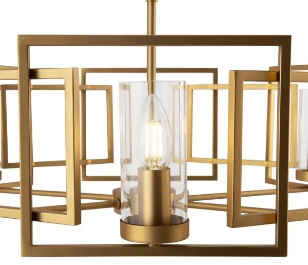 Maytoni H009PL-06G - Luster na reťazi BOWI 6xE14/40W/230V