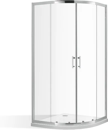 Roltechnik Štvrťkruhový sprchovací kút OBR2 90 cm 90 cm