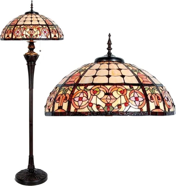 Stropné svietidlo Tiffany - Ø 56 * 165 cm 3x E27 / Max 60W