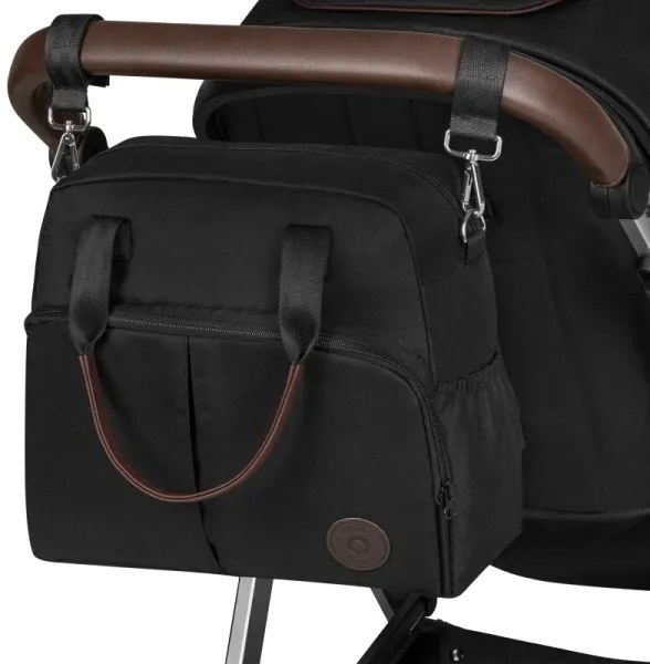 Lionelo - Kombinovaný kočík 3 v 1 AMBER Black Silver