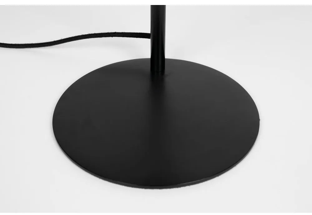 Čierna stolová lampa s textilným tienidlom (výška 71 cm) Jaylee – White Label