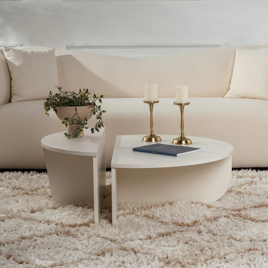Konferenčný stolík Orion Wood White