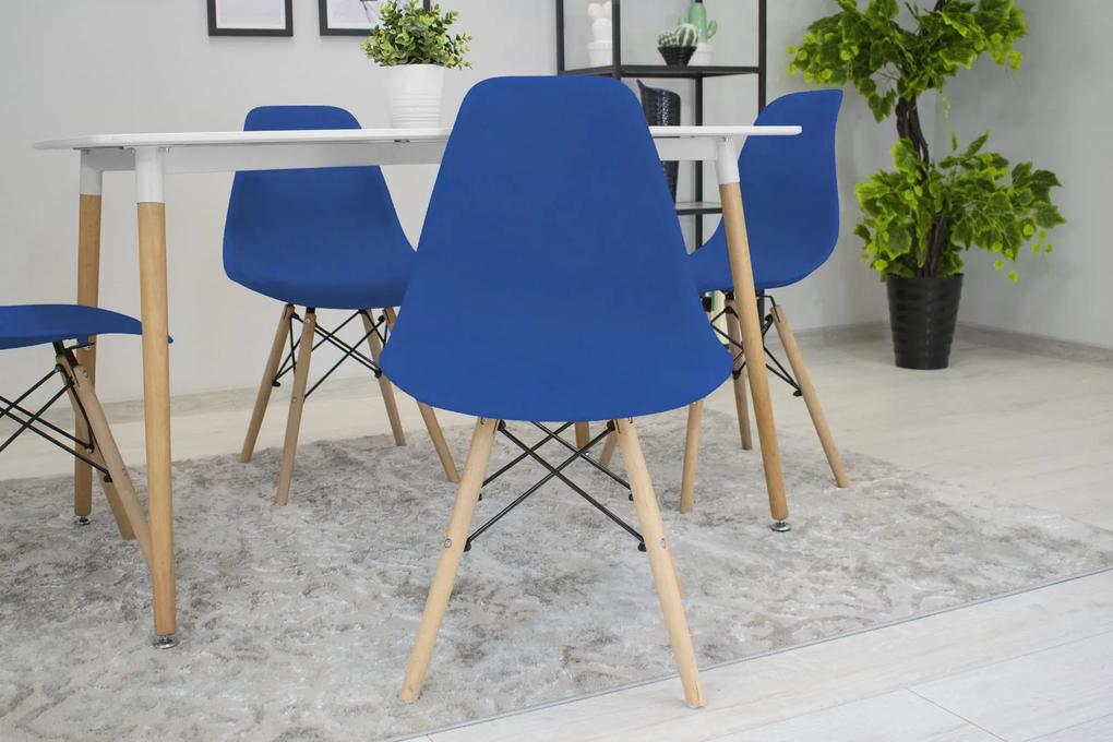 Dekorstudio Dizajnová stolička ENZO L modrá Počet stoličiek: 4ks