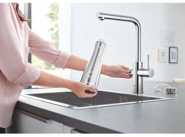 GROHE 31539000 - Drezová batéria BLUE HOME L-výpusť lesklý chróm