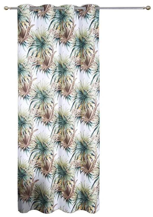 Záves NOELLA 140x250 21043 zelená/krémová