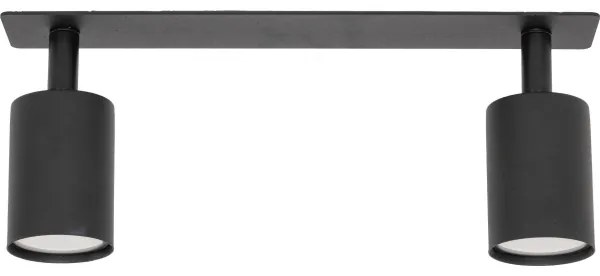 Podhľadové bodové svietidlo NEX 2xGU10/10W/230V čierna