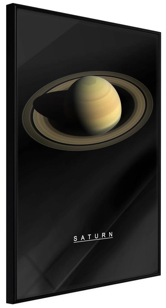 Artgeist Plagát - Saturn [Poster] Veľkosť: 30x45, Verzia: Zlatý rám s passe-partout