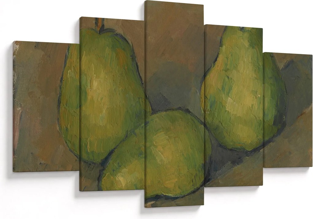 Obraz - Paul Cézanne, Three Pears, reprodukcia (150x105 cm)