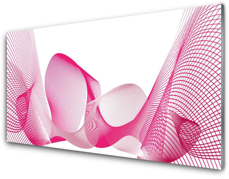 Obraz plexi Abstrakcia čiary vlny umenie 100x50 cm