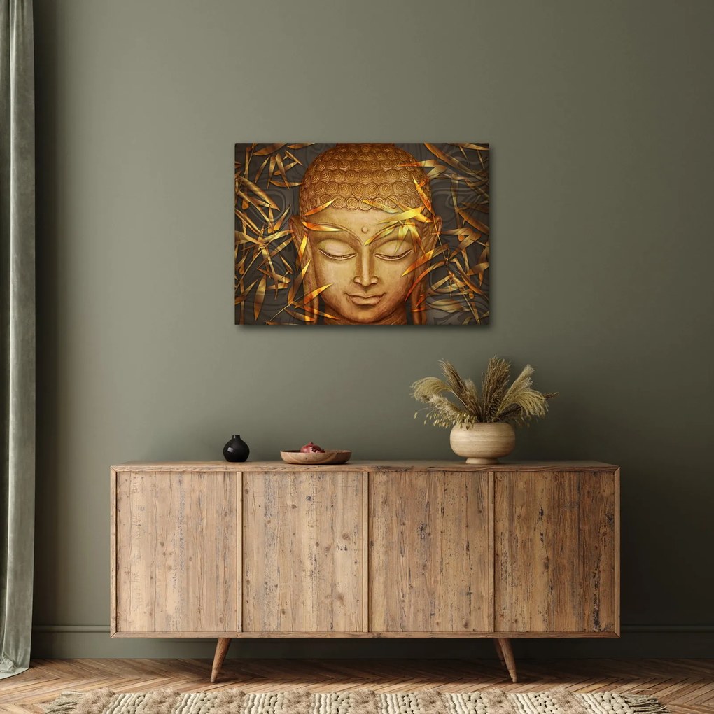 Obraz - Zlatý Budha (70x50 cm)