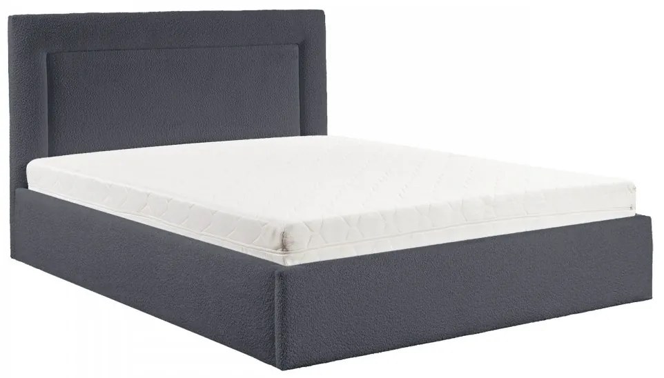 Čalúnená posteľ s úložným priestorom Enserio, Rozmer postele: 160x200, Dostupné poťahy: Coral 15