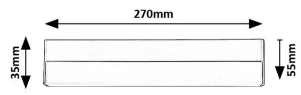 Rabalux 78046 podlinkové LED svietidlo Band 2, 27 cm, biela