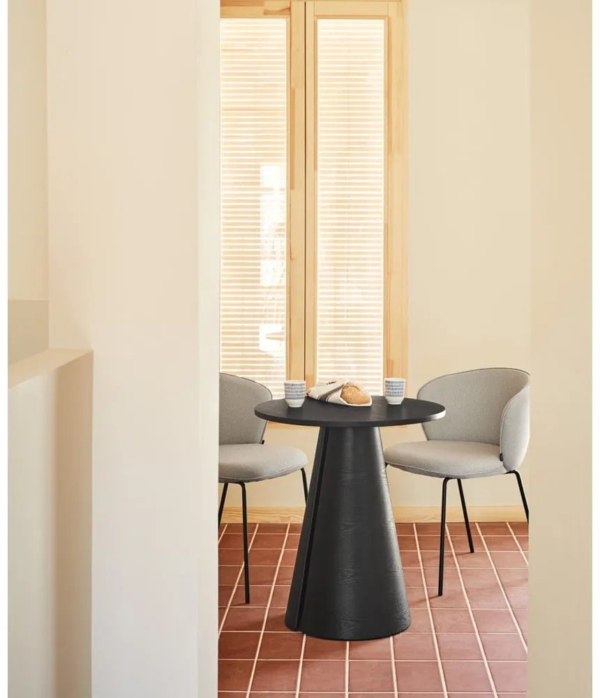 Okrúhly jedálenský stôl s doskou v dekore jaseňového dreva ø 65 cm Cep – Teulat