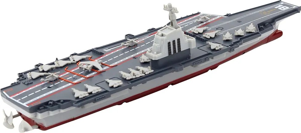 LEAN Toys Vojenská lietadlová loď na diaľkové ovládanie RC 1:1000