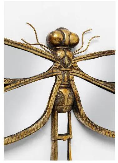 Dragonfly zrkadlo zlaté 71 cm