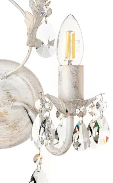 ONLI - Nástenné svietidlo TERESA 2xE14/6W/230V biela