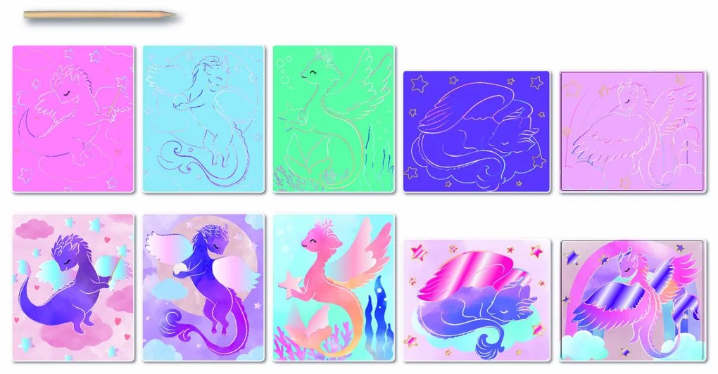 Artissimo - vyškrabávanie - Dráčiky