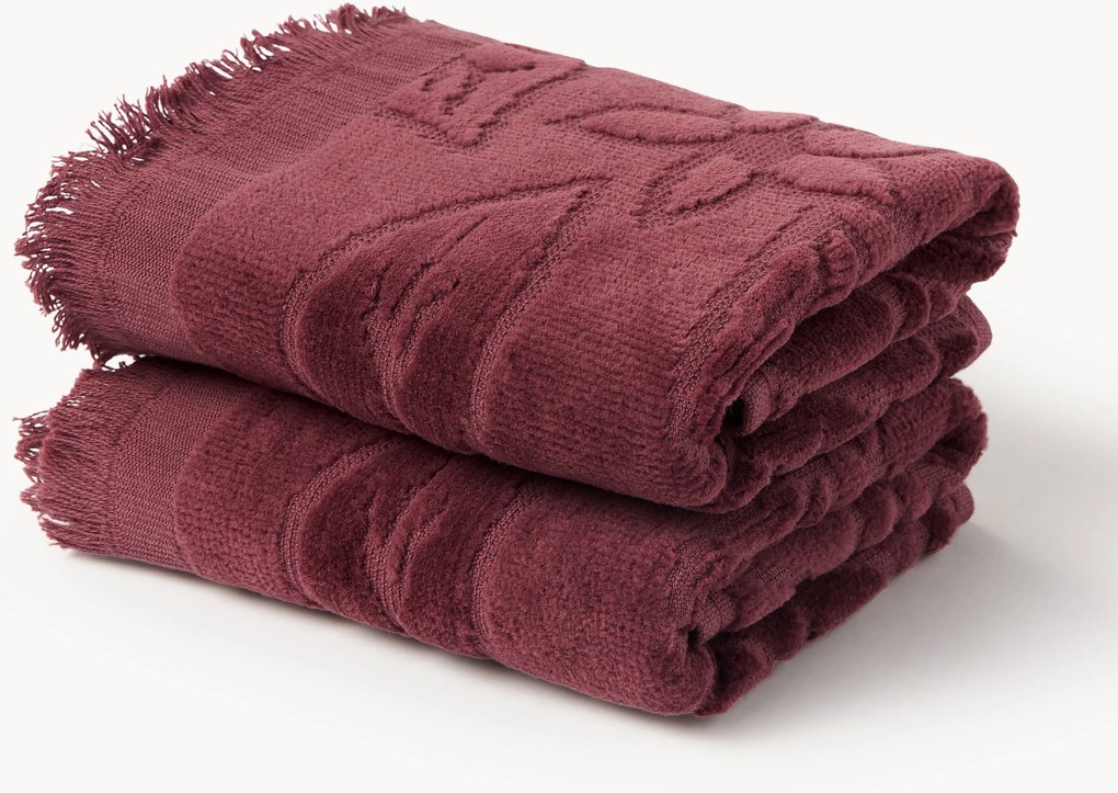 Zamatový uterák Rosaria, rôzne veľkosti