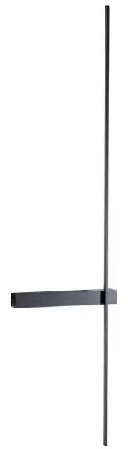 Redo 01-2480 - LED Nástenné svietidlo TANGENT LED/14W/230V 3000K čierna