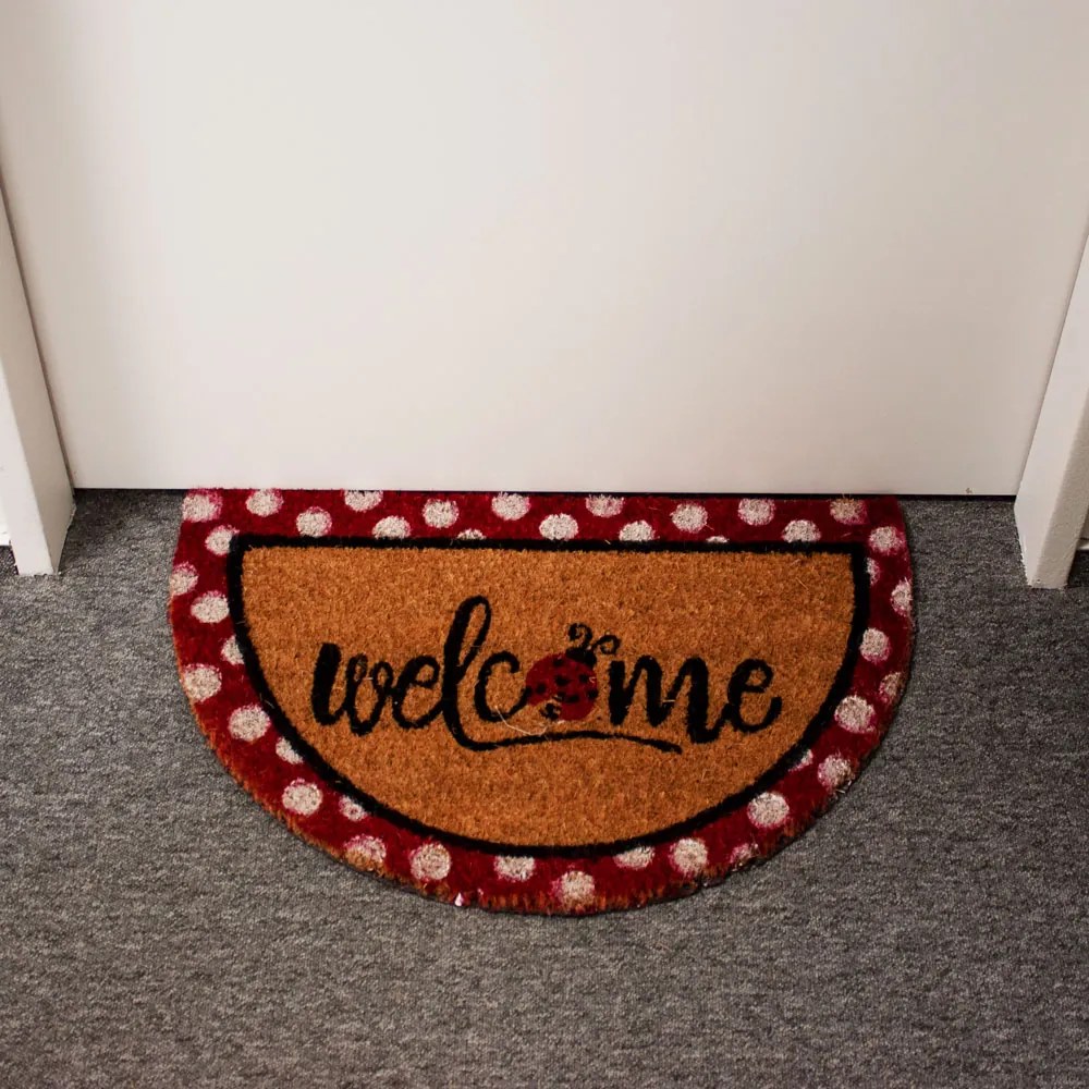 Home Elements Rohožka polkruh Bodky