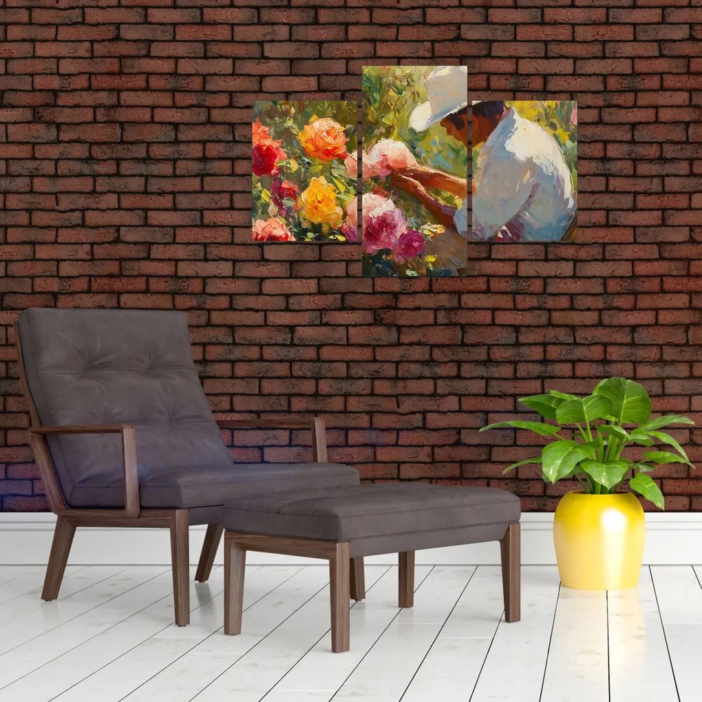 Obraz - Záhradník (90x60 cm)