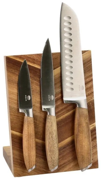 Drevený magnetický držiak na nože – Holm