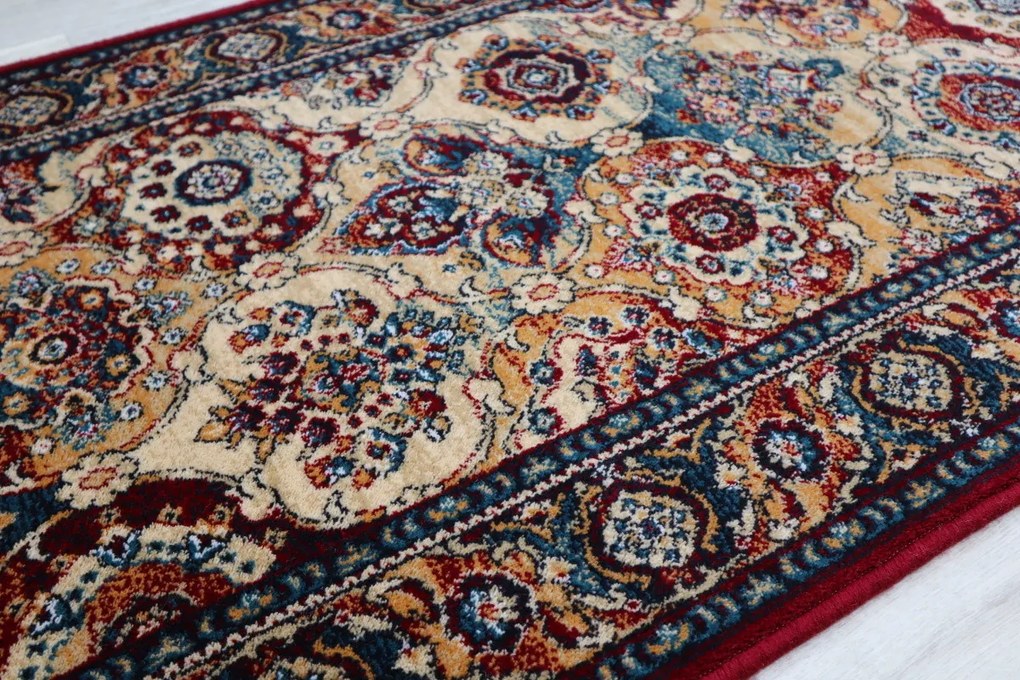 Agnella Orientálny behúň na mieru Isfahan Forenza bordo - šíre 80 cm