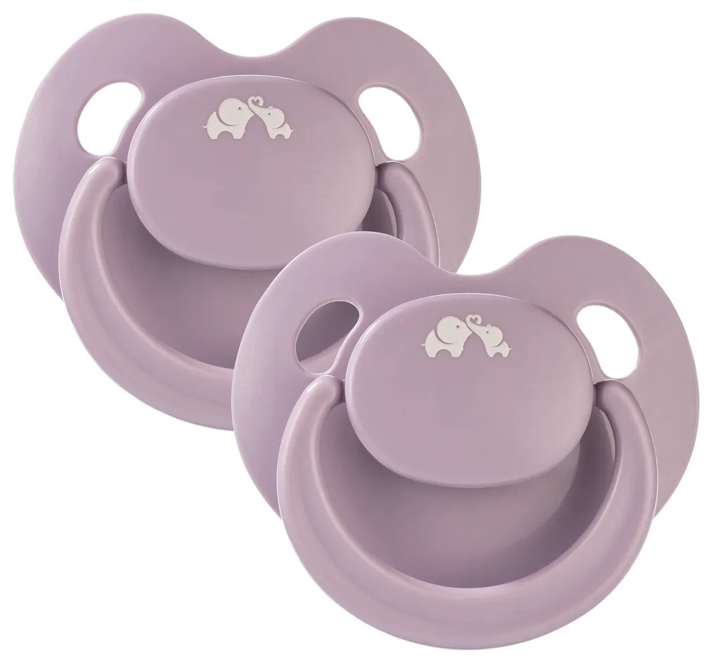 Cumlík silikónový Physio Air Eco 2ks 6m+ Pink/Lavander