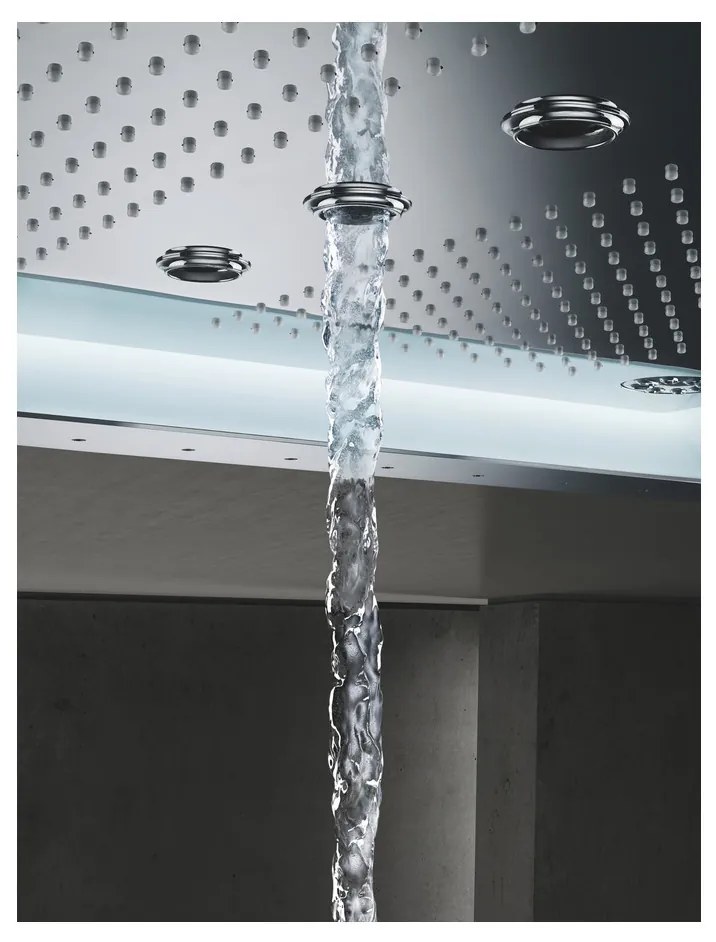 GROHE GROHE Rainshower F-Series 40" AquaSymphony - Stropná sprcha 6+ prúdov s osvetlením, chróm 26373001