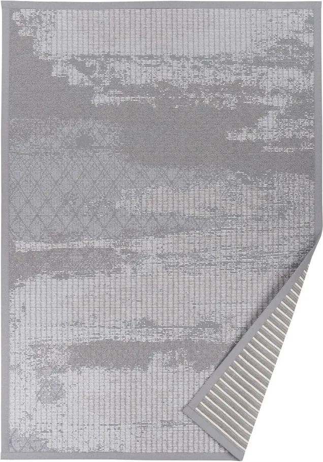 Sivý vzorovaný obojstranný koberec Narma Nehatu, 160 × 230 cm