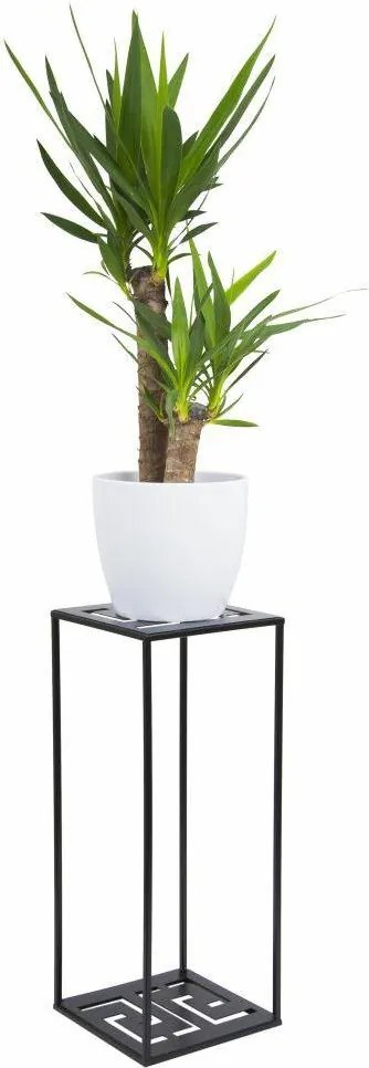 STOJAN NA KVETINÁČ FRAME1 60X24X24 CM ČIERNA